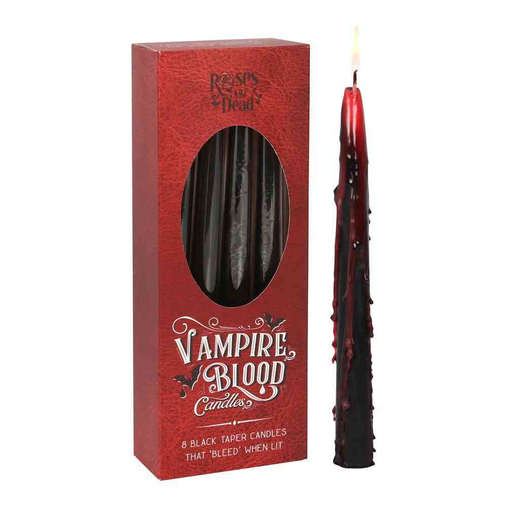 Something Different - Box of 8 Vampire Blood Taper Kerze - Mehrfarben